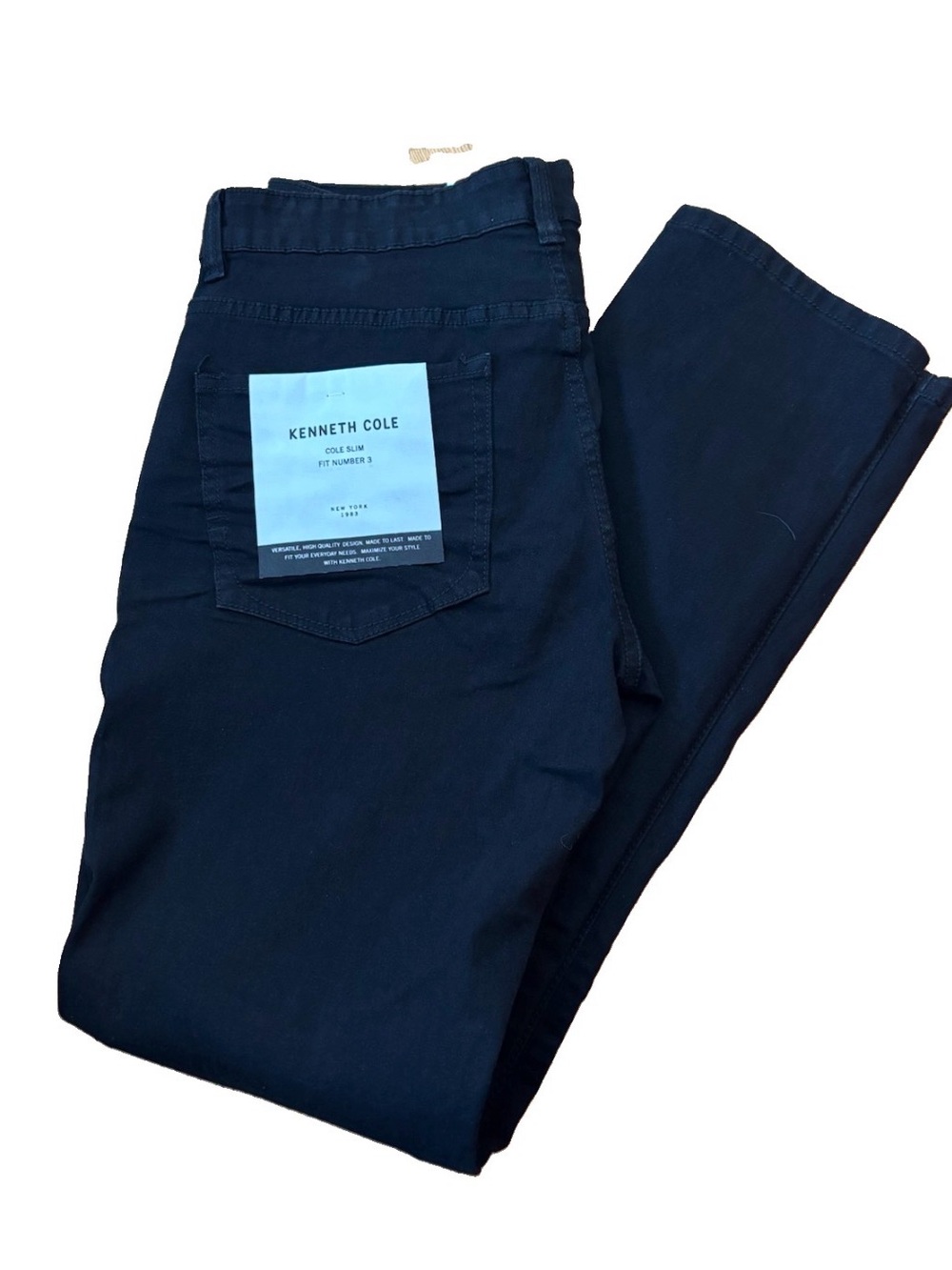 Kennth Cole Men’s Slim Fit Jeans - Black - 32x32